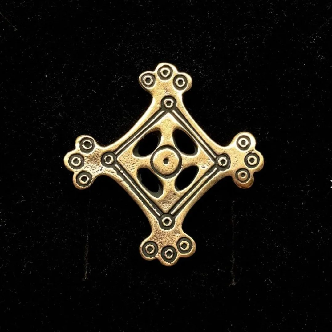 Bronze Broche & Vedhæng – Fibel fra Råhede Ribe - Billede 7