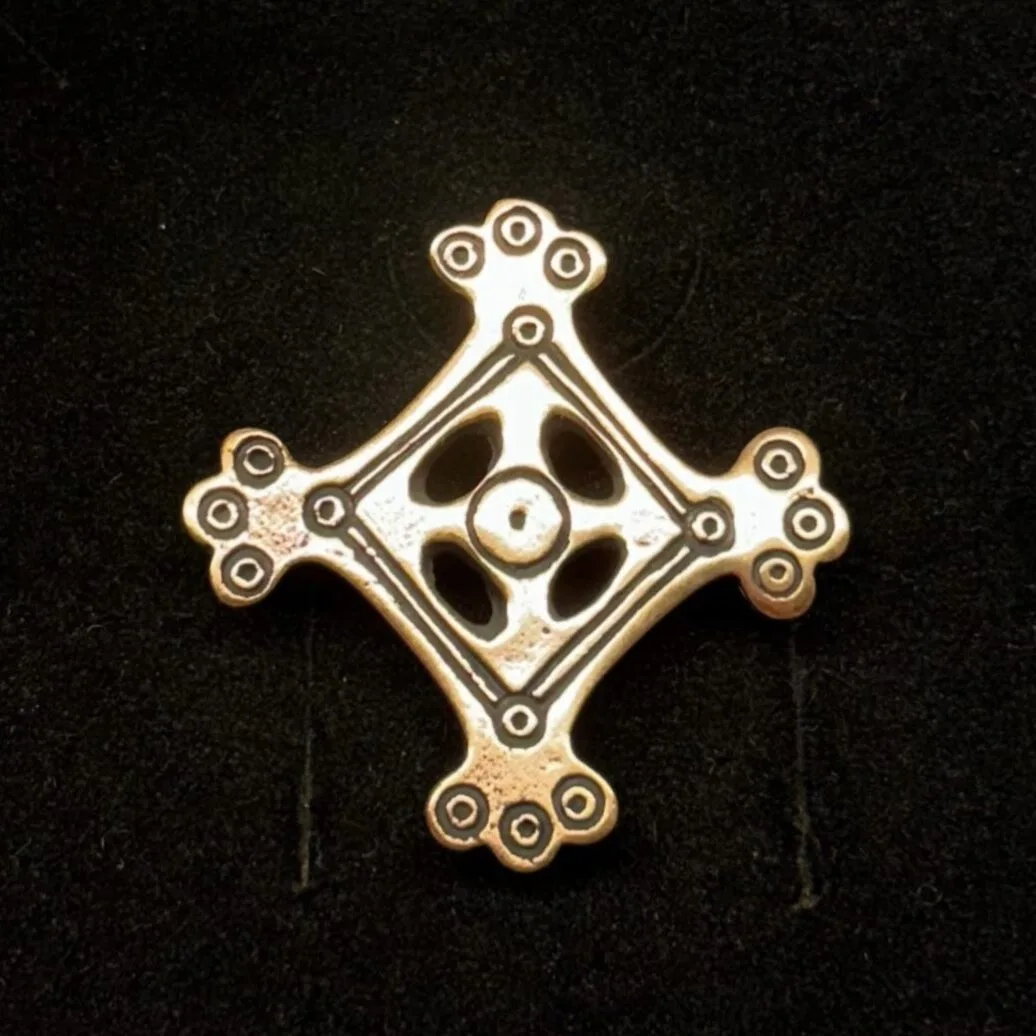 Bronze Broche & Vedhæng – Fibel fra Råhede Ribe - Billede 4