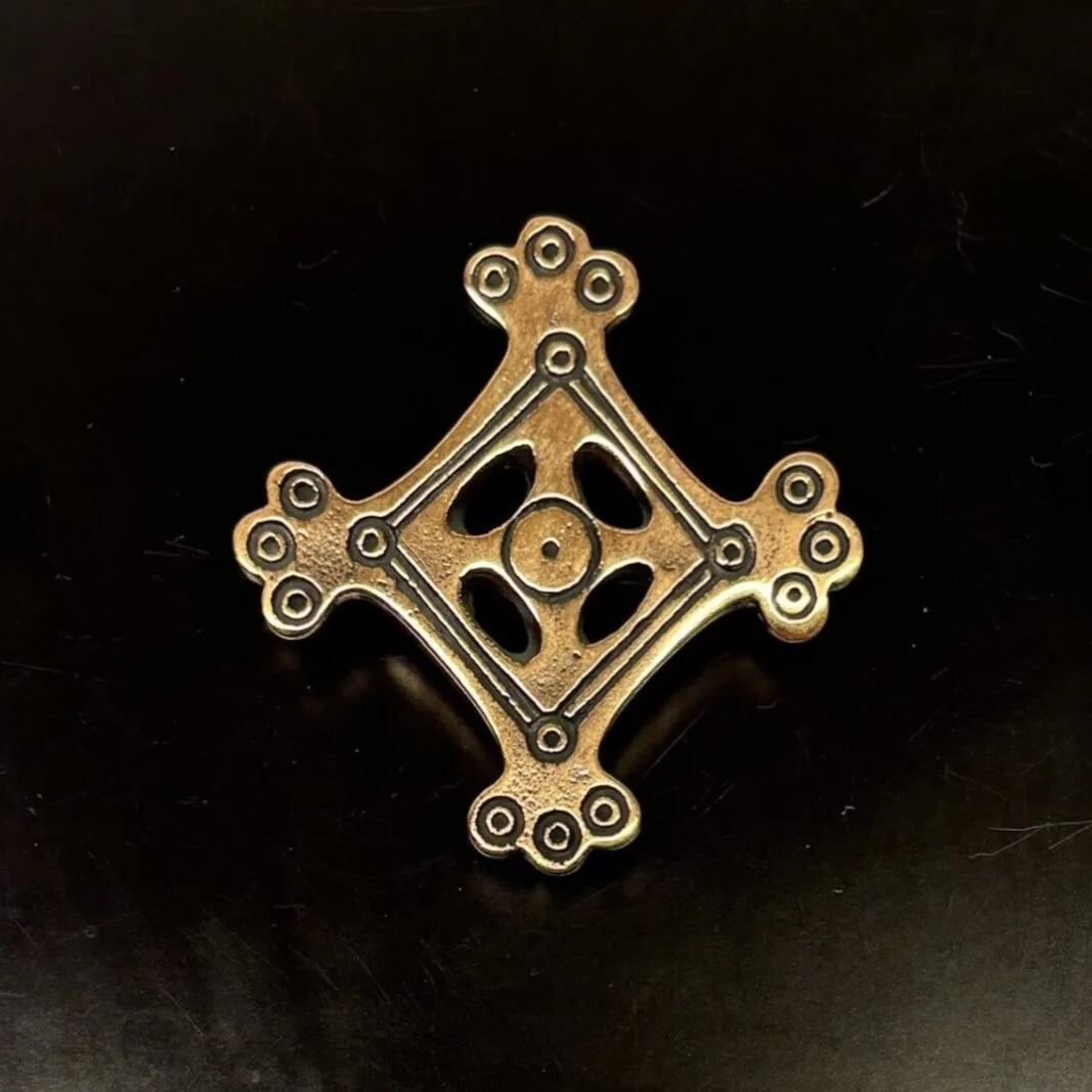 Bronze Broche & Vedhæng – Fibel fra Råhede Ribe - Billede 3