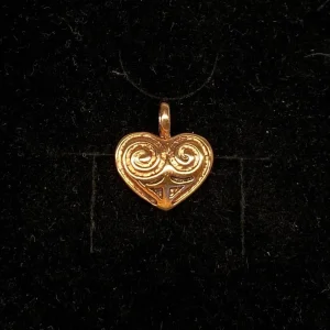 Bronze Vedhæng – Hjerte Amulet