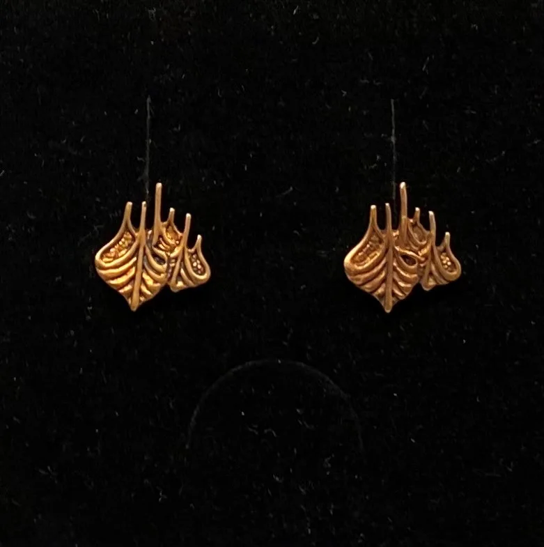 Bronze Ørestikkere – Vikingeskibe - Billede 3