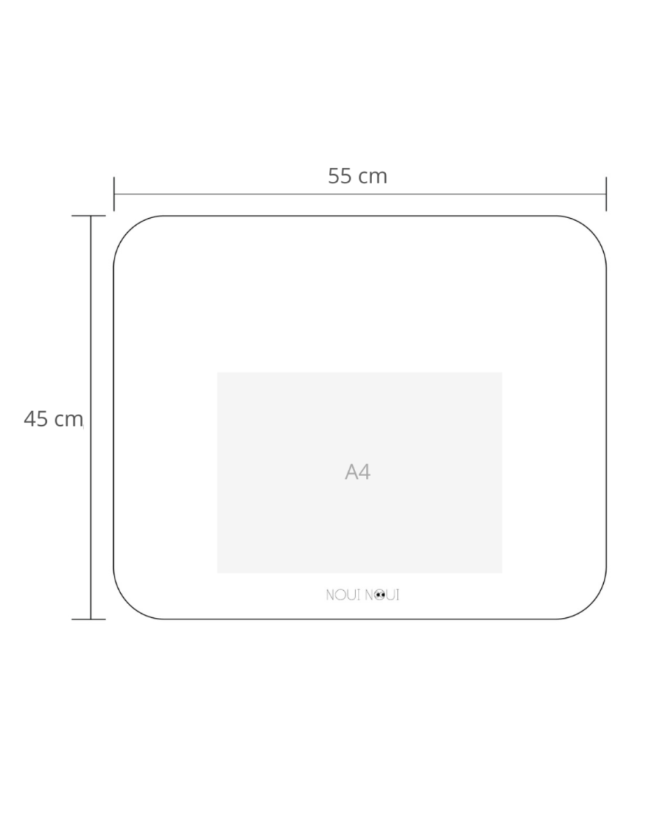 Noui Noui – Bordskåner XL i mange farver 55 x 45 cm – Space - Billede 3