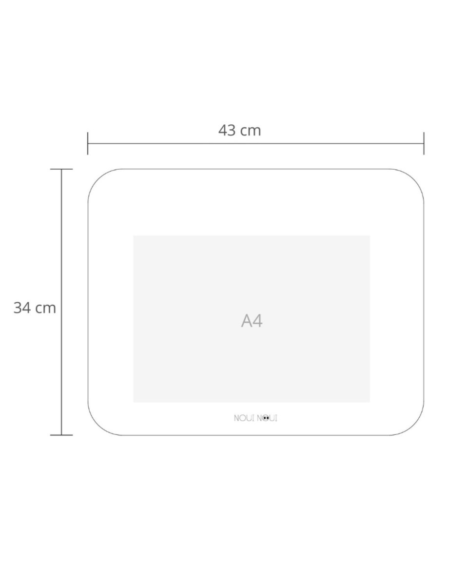 Noui Noui – PlaceMats – Bordskåner 43 x 34 cm – Lavendel - Billede 3