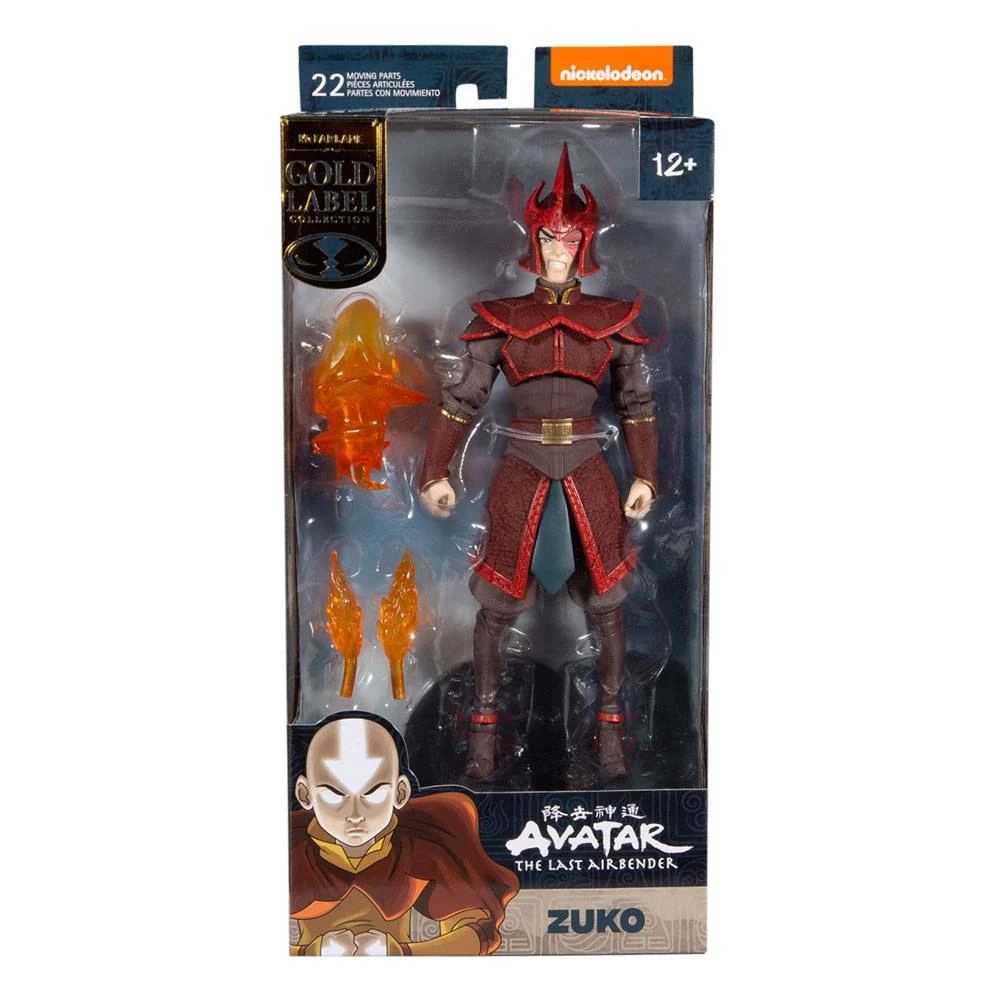 Avatar: The Last Airbender Action Figure Prince Zuko Helmeted (Gold Series) 18 cm - Billede 2